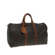 Louis Vuitton Vintage Pre-owned Canvas louis-vuitton-vskor Brown, Dam