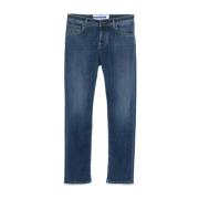 Jacob Cohën Slim Cut Indigo Blå Denim Jeans Blue, Herr