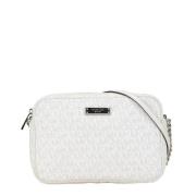 Michael Kors Pre-owned Pre-owned Plast crossbodyvskor White, Dam