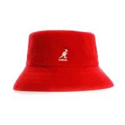 Kangol Scarlet Tropic Fabric Bucket Hat Red, Herr