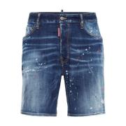 Dsquared2 Denim Shorts för Män Blue, Herr