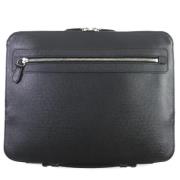 Louis Vuitton Vintage Pre-owned Laeder portfljer Black, Herr