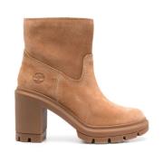 Timberland Brun Mocka Sidoficka Stövlar Brown, Dam