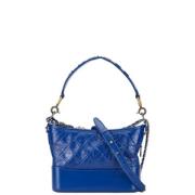 Chanel Vintage Pre-owned Tyg chanel-vskor Blue, Dam