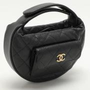 Chanel Vintage Pre-owned Tyg chanel-vskor Black, Dam