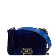 Chanel Vintage Pre-owned Laeder chanel-vskor Blue, Dam