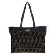 Fendi Vintage Pre-owned Canvas totevskor Brown, Dam