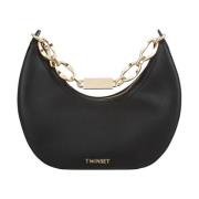 Twinset Svart Hobo Väska Black, Dam