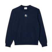 Lacoste Blå Tröja Urban Stil Unisex Blue, Herr