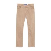 Jacob Cohën Slim Fit Beige Byxor Beige, Herr