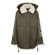 Ermanno Scervino Dusty Olive Piumino Parka Green, Dam