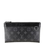 Louis Vuitton Vintage Pre-owned Canvas kuvertvskor Black, Herr