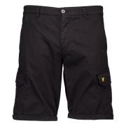 Lyle & Scott Cargo Shorts Wembley Svart Black, Herr