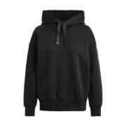 Parajumpers Sabri Svart Hoodie Black, Dam