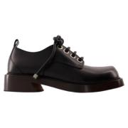 Alexander McQueen Laeder lgskor Black, Dam