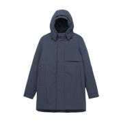 Krakatau Parkas Jacka Mörkgrå Qm484 Blue, Herr