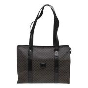 Celine Vintage Pre-owned Canvas axelremsvskor Black, Dam