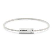 Le Gramme Kabelarmband Gray, Unisex