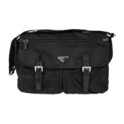 Prada Vintage Pre-owned Nylon prada-vskor Black, Dam