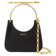 Alexander McQueen Laeder handvskor Black, Dam