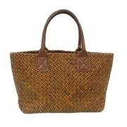 Bottega Veneta Vintage Pre-owned Laeder handvskor Brown, Dam