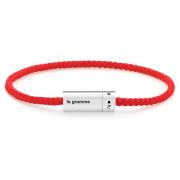 Le Gramme Rött NATO-kabelarmband Red, Unisex