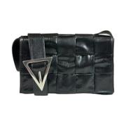 Bottega Veneta Vintage Pre-owned Laeder kuvertvskor Black, Dam