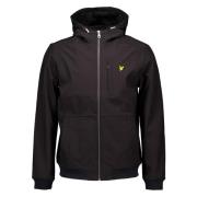 Lyle & Scott Softshelljacka i svart Black, Herr