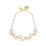 Vanessa Baroni Pärla Multi Beads Halsband White, Dam