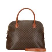 Celine Vintage Pre-owned Canvas handvskor Brown, Dam