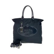 Prada Vintage Pre-owned Canvas totevskor Black, Dam