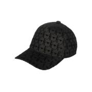 Emporio Armani Svart Baseballkeps med Örn Logo Black, Unisex