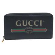 Gucci Vintage Pre-owned Laeder plnbcker Black, Dam