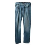 7 For All Mankind Slimmy Tapered Left Hand Sierra Jeans Blue, Herr