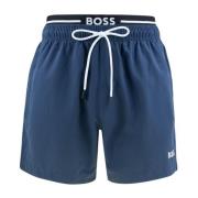 Hugo Boss Herr Boxer Badbyxor Amur Blue, Herr