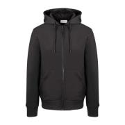 Calvin Klein Jeans Herr Zip Hoodie, Klassisk Design Black, Herr