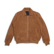 Deus Ex Machina Sandstorm Suede Jacka Brown, Herr