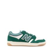 New Balance Gröna Sneakers med Färgblockdesign Green, Herr