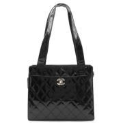 Chanel Vintage Pre-owned Laeder chanel-vskor Black, Dam