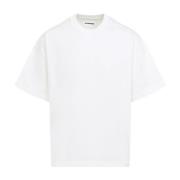 Jil Sander Vit Bomull T-shirt White, Herr