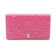 Chanel Vintage Pre-owned Laeder plnbcker Pink, Dam