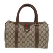 Gucci Vintage Pre-owned Laeder resvskor Beige, Dam