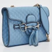 Gucci Vintage Pre-owned Laeder gucci-vskor Blue, Dam