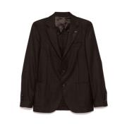 Lardini Italiensk Ull Blazer Brown, Herr