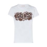 Liu Jo Kashmir Print Eco T-shirt White, Dam