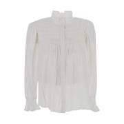 Isabel Marant Étoile Idaline Blus White, Dam