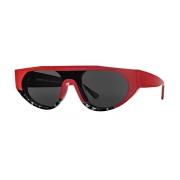 Thierry Lasry Stiliga solglasögon för modeälskare Red, Unisex