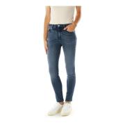 Armedangels Mid Waist Skinny Fit Jeans Blue, Dam