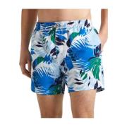 Pepe Jeans Vitt Blad Badkläder Boxershorts Multicolor, Herr