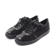 Chanel Vintage Pre-owned Laeder sneakers Black, Dam